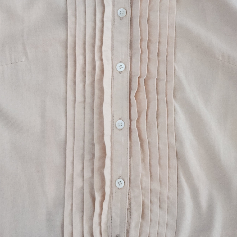 J.Crew Wmns Tiered Pin Tuck Cotton Shirt Mini Dress Ruffle Twee Preppy Academia - Picture 4 of 9
